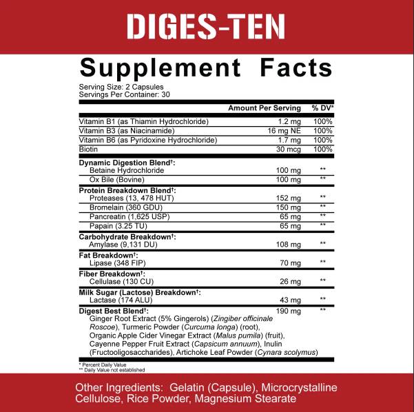 Digestive Defender | Digestive Enzymes + Probiotics - 2 x 60 capsules