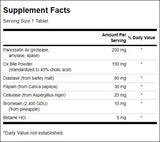 Digestive Enzymes - 180 Tablets
