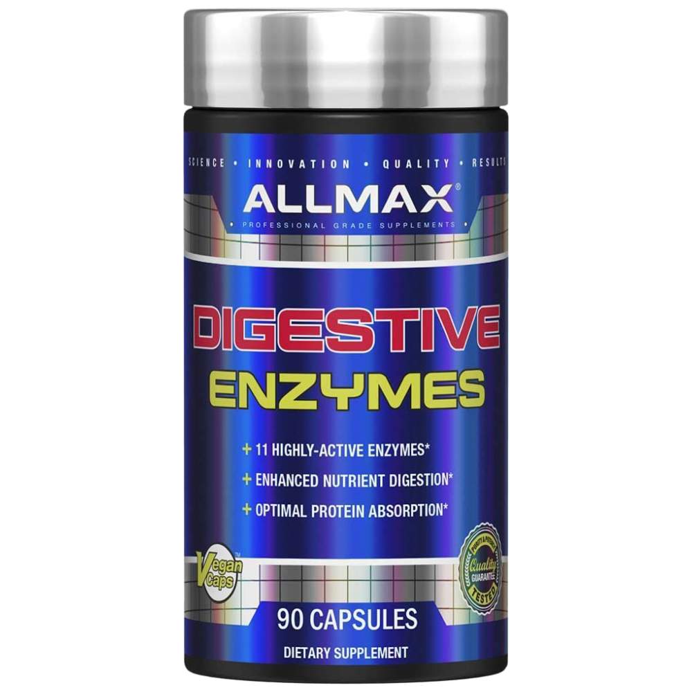 Enzimas digestivas/absorción de proteínas óptimas - 90 cápsulas