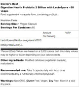 Digestive Health Probiotic | 2 Billion with LactoSpore - 60 capsules