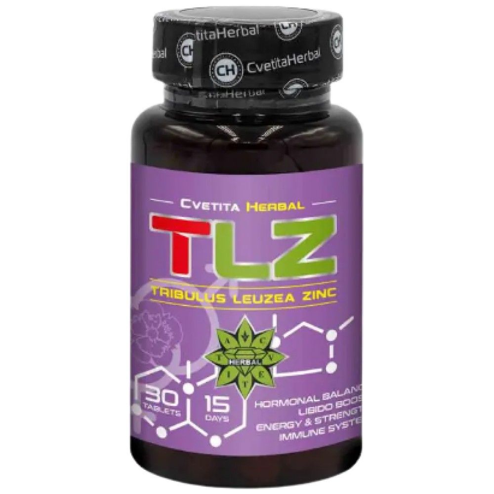 Tlz | Tribulus Leuzea Zinc - 30 comprimidos