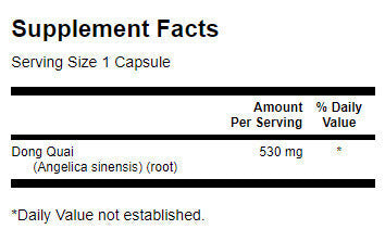Dong Quai Root 530 mg - 100 capsules