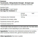 Dvojitá síla Tocotrienols 100 mg 60 gel kapsle