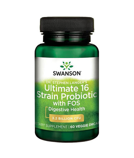 Dr. Stephen Langer's Ultimate 16 -vlekken probioticum met FOS - 60 capsules