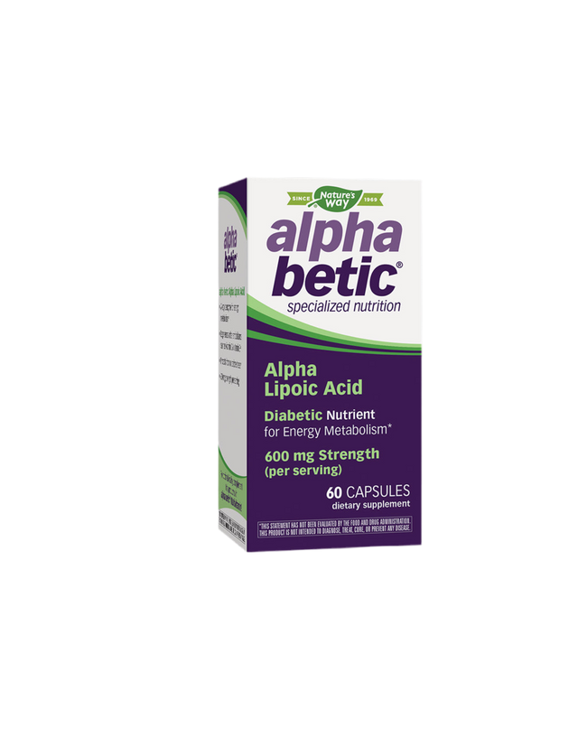 AlphaBetic® Alpha Lipoic Acid/ Алфа Бетик® Алфа Липоева Киселина 200 mg x 60 капсули Nature’s Way - Feel You