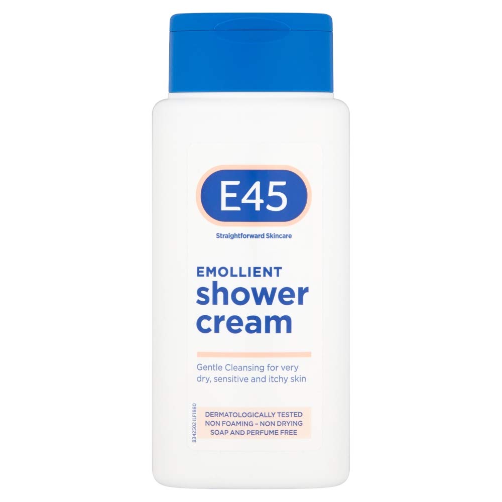 Crema per doccia emolliente E45 per pelle secca e sensibile - 200 ml