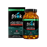 Arktesch pur-omega-3 vun 100% wild arktesche Féiwer-60 Kapselen