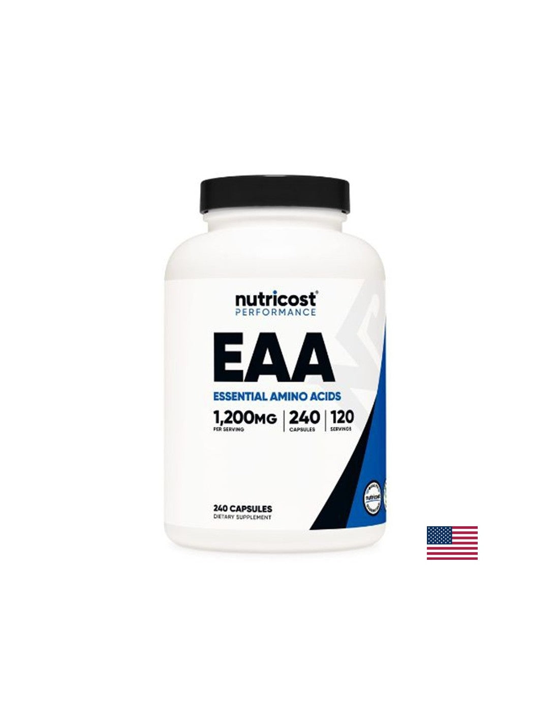 Spiermassa - Essentiële aminozuren - EAA, 240 capsules