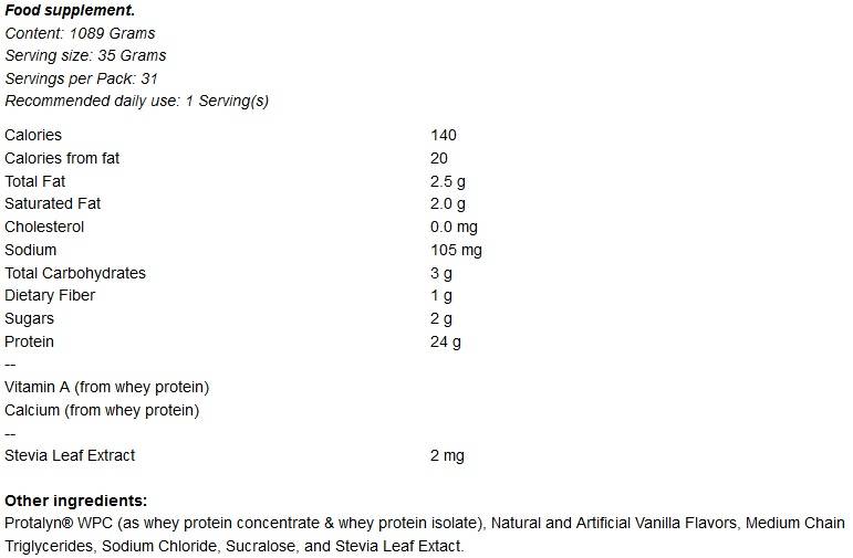 EFX Aislado de suero puro + concentrado [1089 gramos, 31 dosis]
