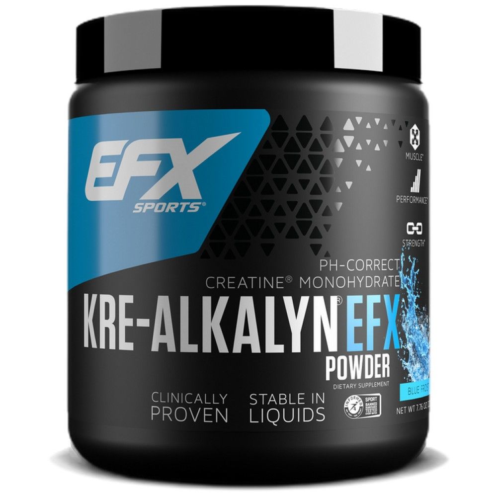 Kre -alkalyn EFX milteliai - 210 ~ 220 gramų