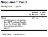 EGCG Super-Strendngestrend Luge Tea 60 cápsulas