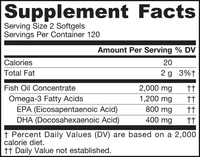 EPA-DHA Balance - 120 Gel capsules