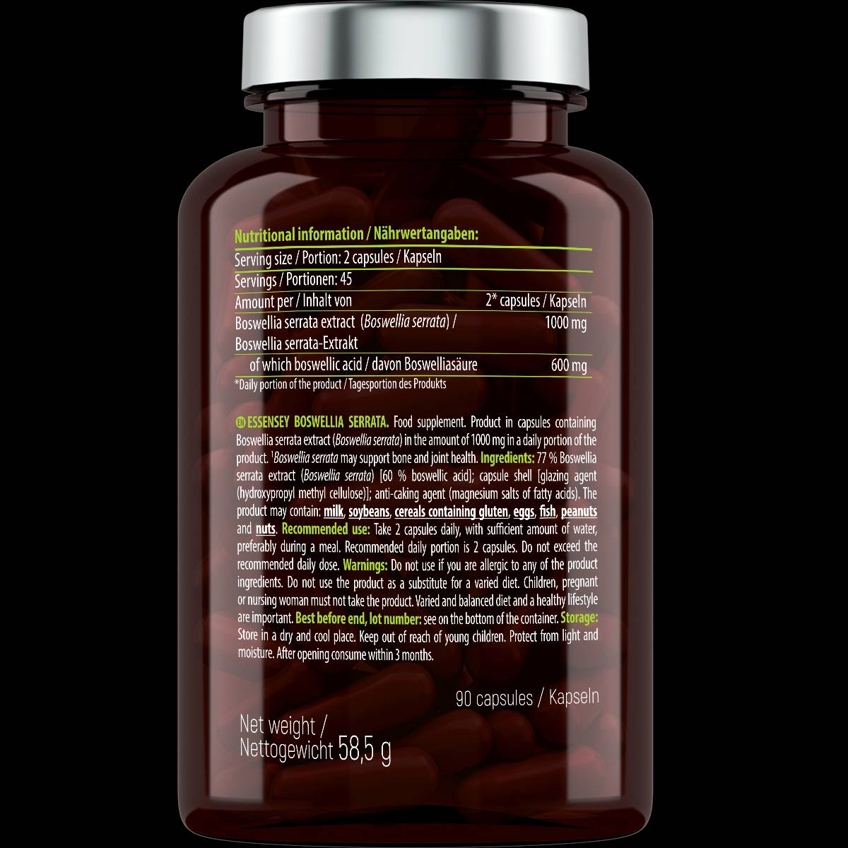 Boswellia Serrata 500 mg - 90 капсули - Feel You