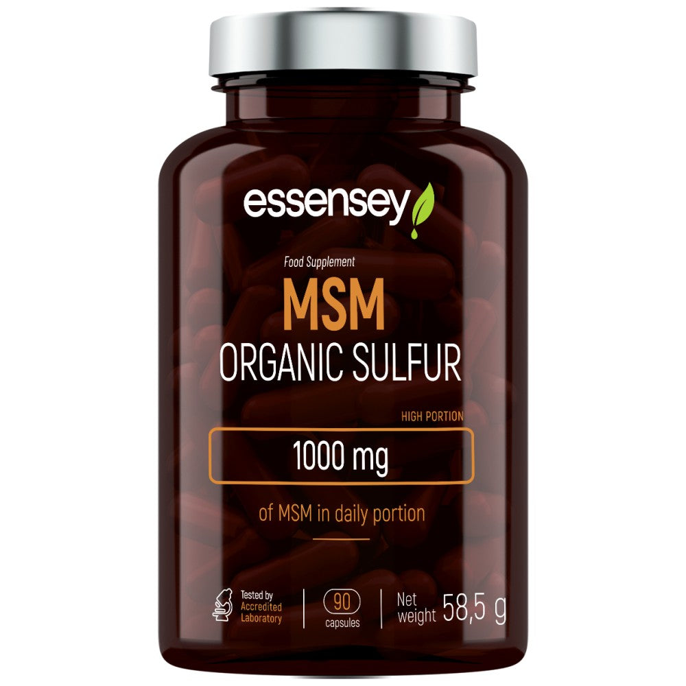 MSM Organic Sulfur 500 mg - 90 капсули - Feel You