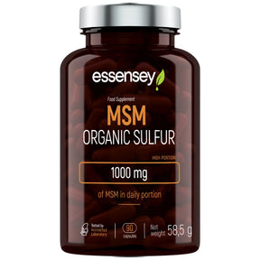 MSM Organic Sulfur 500 mg - 90 capsules - Nutra Best Europe