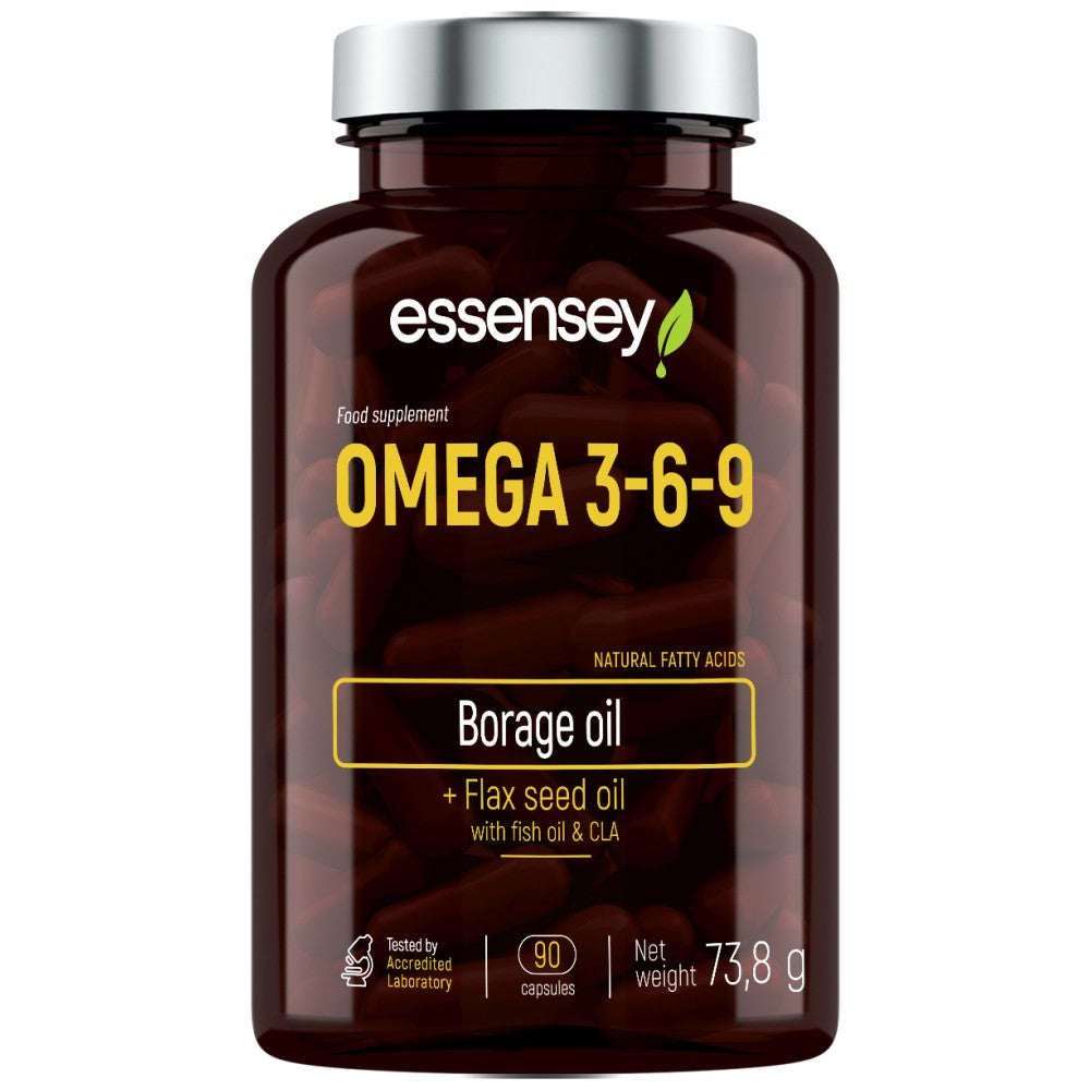 Omega 3-6-9 With Fish Oil-90 Gel Capsules