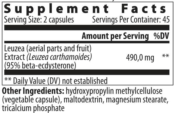 Ecdysterone / Leuzea Extract - 90 capsules