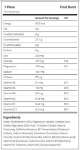 Endurance sprint isotonic energia gel + cafeína 20 x 60 gramas