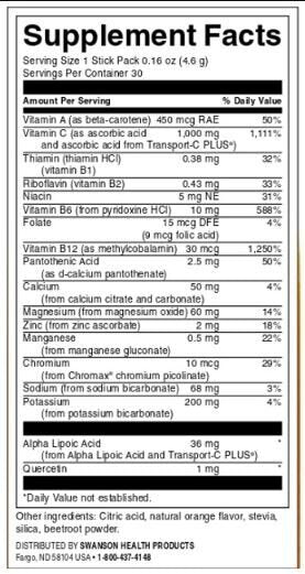 Energie C s elektrolyty - 30 paketů