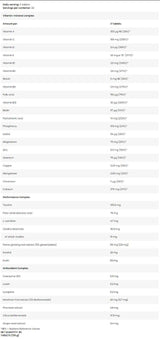 Complejo Vita enriquecido: 90 tabletas