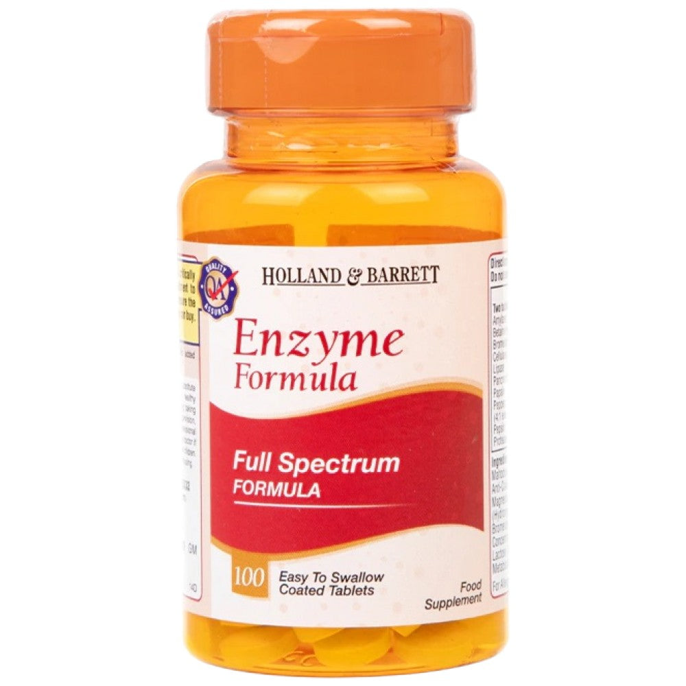 Enzym -formule | Volledige spectrumformule - 100 tabletten