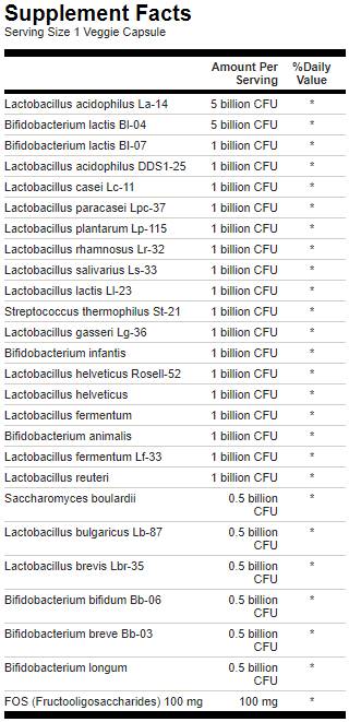 Cápsulas de CFU-30 de 30 bilhões de probióticos de 25 bilhões e épicos de 25 bilhões