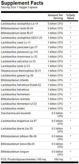 Cápsulas de CFU-30 de 30 bilhões de probióticos de 25 bilhões e épicos de 25 bilhões