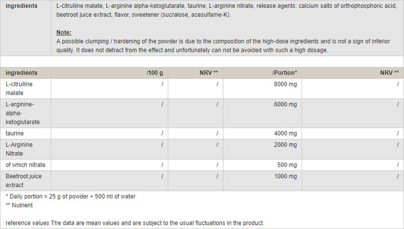 Epic Pump - 500 grams