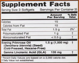 Vakara primrose eļļa 500 mg - 100 gēla kapsulas