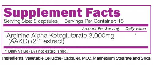 Ypatingas AAKG 3000 mg 90 kapsulės