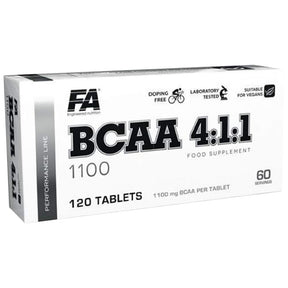 BCAA 4:1:1 1100 - 120 Tablets - Nutra Best Europe