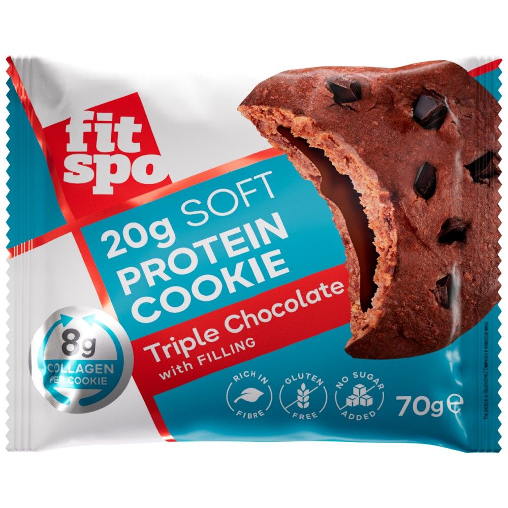 Soft Protein Cookie | with 8g Collagen & No Added Sugar - 70 грама