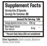 Fadogia Agrestis 600 mg - 60 capsules