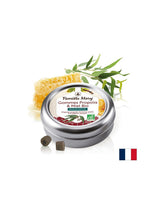 Saug Candy mam Propolis, organesch Hunneg an Eucalyptus