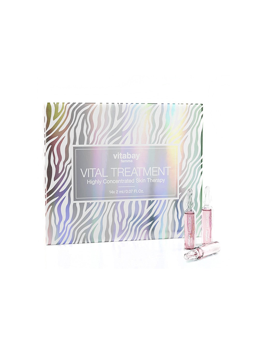 Femme Vital Treatment Anti-Age Serum - Ampollas de sérum antiedad contra el envejecimiento cutáneo, 28 ml <tc>Vitabay</tc>