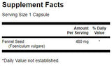 Fennel 480 mg - 100 Kapselen