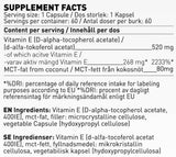 Vitamina E 400 UI | cu ulei MCT - 60 capsule