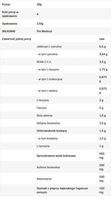 Pre-Workout | Explosive Workouts - 600 grams