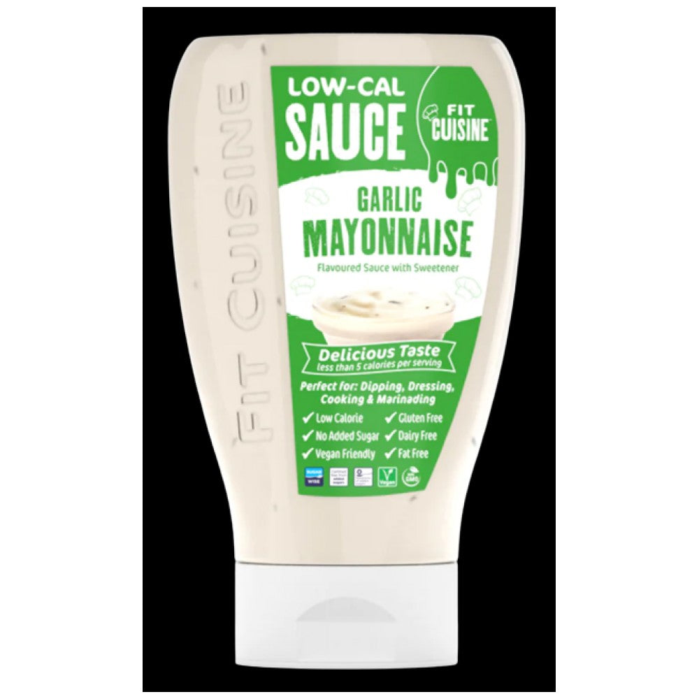 Fit keuken met een laag kal saus | Knoflook en mayonaise - 425 ml