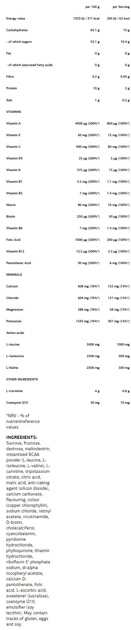 Fitatief isotonitz -drankje - 0,500 kg