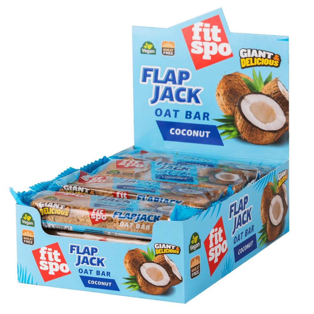 Flap Jack - Energy Oat Bar Coconut  - 12 x 80 grams