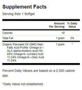 Linų sėmenų aliejus 1000 mg - 100 gelio kapsulių