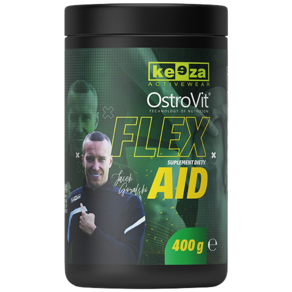 Flex Aid - Keeza | Colágeno + glucosamina, condroitina, MSM, ácido hialurónico 400 gramos