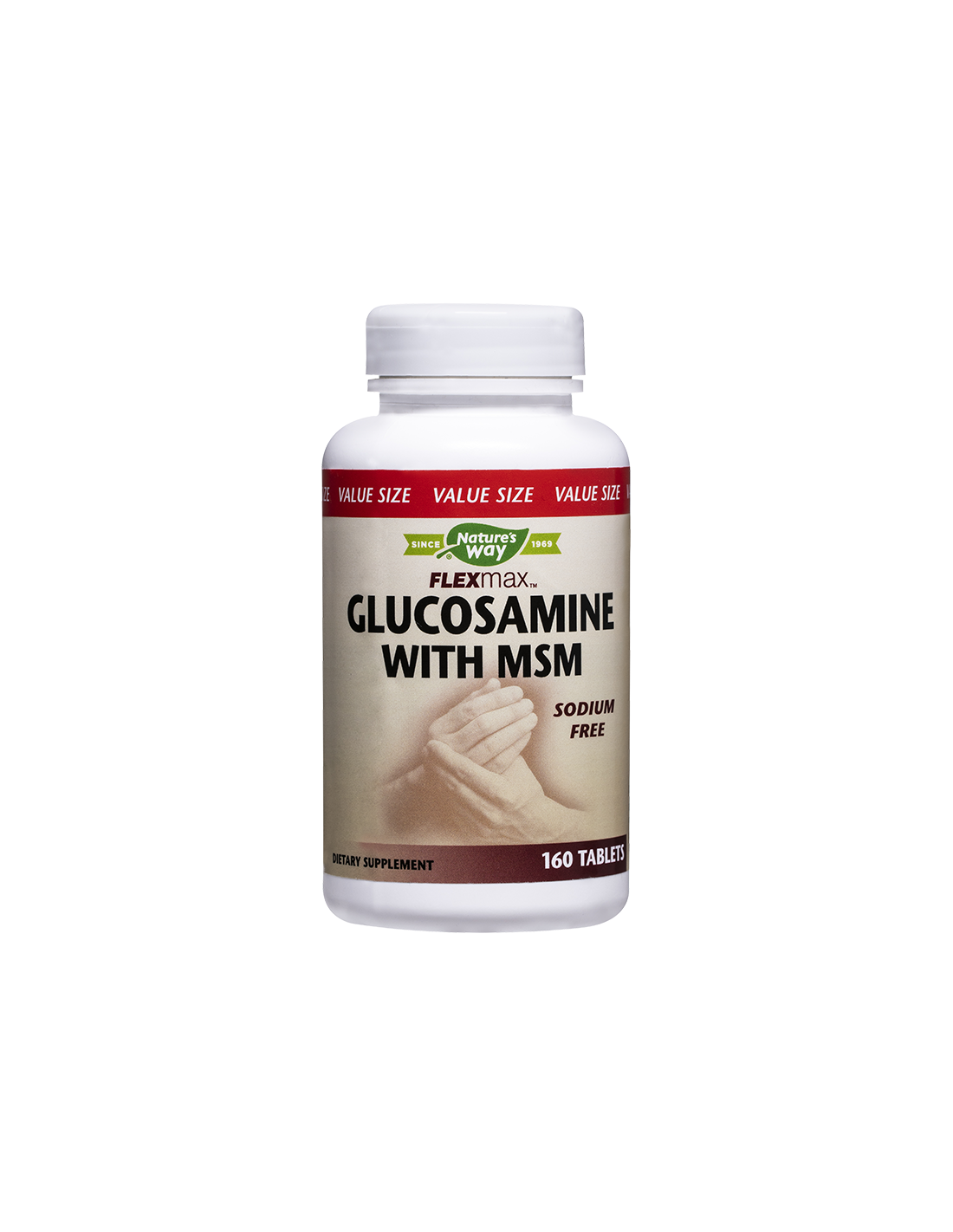 Flexmax™ Glucosamine with MSM/ Glucosamine Sulphate & MSM 877 mg x 160 tablets Nature's Way