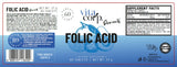 Ácido fólico 500 mcg - 60 tabletas