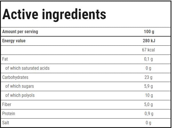 Fruits in Jelly | Blackcurrant 600 grams