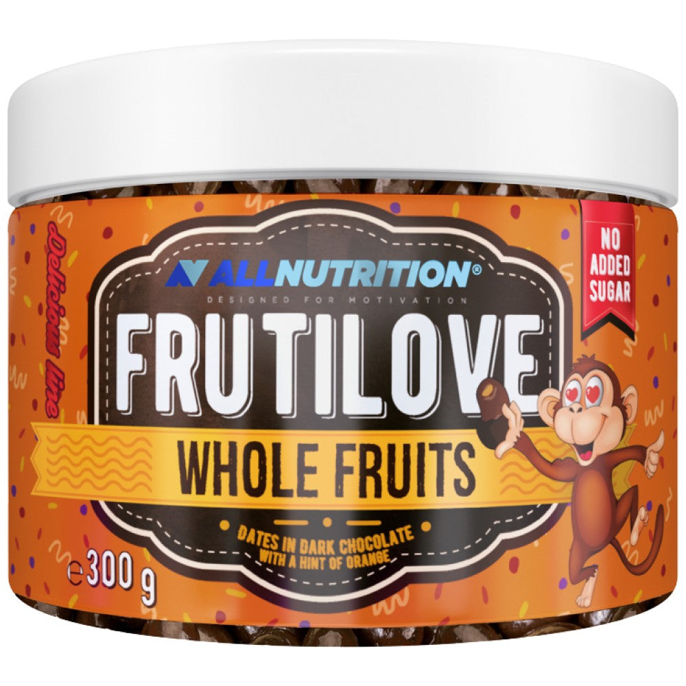 Frutilove | Data v tmavé čokoládě a oranžové 300 gramů