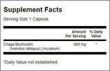 Volledig spectrum chaga champignon 400 mg - 60 capsules