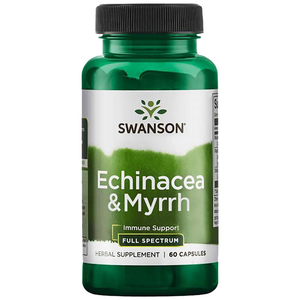 Volledig spectrum echinacea en mirrh gom 60 capsules