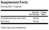 Volledig spectrum echinacea en mirrh gom 60 capsules